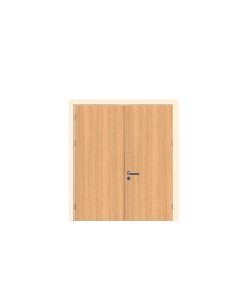 Çift Kanat Düz Laminant Kapı 194x210 cm Meşe