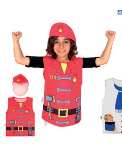 İtfaiyeci Kostümü (Baskılı)
