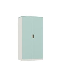 Anaokulu Ayakkabılık 2 Kapaklı Su Yeşili 606x332x1200