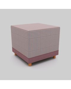 Puf Kare Naturel Ayak