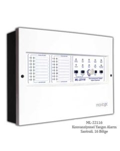 Adresli Yangın Alarm Santrali ML-1232 2 Çevrim 254 Adres 