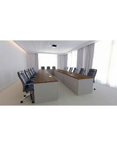 U Toplantı Masası - Ceviz