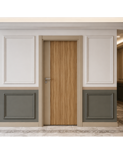 Kapı Tek Kanat Laminat Teak/Vizon