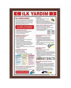 Pan 523 İlkyardım Mdf Çerçeve 50X70