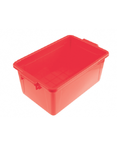 AKY-IP0176K Hide Box Kapaksız Kırmızı 23x37x14,5 - 8,5 lt.