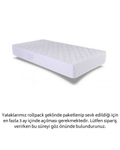 Tek Kişilik Ortopedik Yatak (Alev Geciktirici Kumaş )90x190