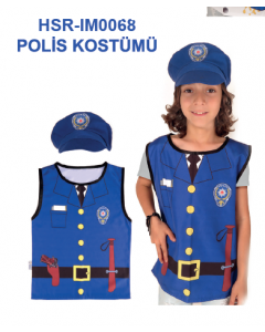 Polis Kostümü (Baskılı)