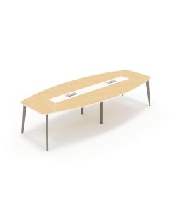 Oval Toplantı Masası Kale Ayak 7030 - Priz Kapaklı