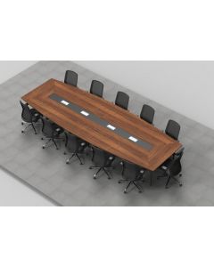 Oval Konik Ayaklı Toplantı Masası
